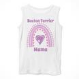 Boston Terrier Mama Cute Rainbow Paw Heart Shape Men Tank Top, funny design