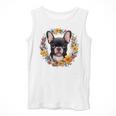 Boston Terrier Mom Floral Bostie Dog Lover Flowers Cute Men Tank Top, Mom Gifts, Boston Terrier Mom Gifts, funny design