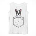 Boston Terrier In The Pocket Cute Boston Terrier Dog Lovers Men Women Girls Kids Men Tank Top, funny design