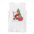 Santa Ugly Christmas Tree Lights Boston Terrier Dog Lover Men Tank Top, Boston Terrier Christmas Gifts, funny design
