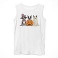 Spooky Ghost Boston Terrier Pumpkin Halloween Dog Lover Men Tank Top, Boston Terrier Ghost Gifts, Boston Terrier Halloween Gifts, funny design
