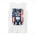 Vintage Boston Terrier Dog American US USA Flag Pets Dogs Men Tank Top, American Boston Terrier Gifts, funny design