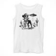Vintage Boston Terrier UFO Western Wild West Dog Mom Dad Men Tank Top, Mom Gifts, Boston Terrier Dad Gifts, Boston Terrier Mom Gifts, funny design