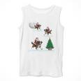 Xmas Lighting Tree Santa Riding Boston Terrier Christmas Men Tank Top, Boston Terrier Christmas Gifts, Boston Terrier Riding Gifts, funny design