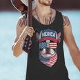 Boston Terrier 4th Of July US Merica Bostie Dog Patriotic For Men Women Kids Men Tank Top, Patriotic Boston Terrier Tank Tops, Boston Terrier 4th Of July Tank Tops, gift for family, gift for coworker