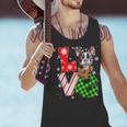 Boston Terrier Christmas Tree Lights Santa Dog Xmas For Men Women Kids Men Tank Top, Boston Terrier Christmas Tank Tops, gift for family, gift for coworker