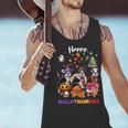 Boston Terrier Dog Christmas Happy Hallothankmas Halloween For Men Women Kids Men Tank Top, Boston Terrier Christmas Tank Tops, Boston Terrier Halloween Tank Tops, gift for family, gift for coworker