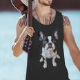 Boston Terrier Dog Motif Pet Art Boston Terrier Men Women Kids Men Tank Top, gift for family, gift for coworker