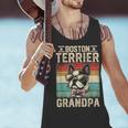 Boston Terrier Grandpa Dog Lover Father's Day Men Tank Top, gift for family, gift for coworker