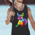 Dog Lover Boston Terrier Dog Colorful Boston Terrier Men Women Kids Men Tank Top, gift for family, gift for coworker