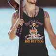 This Girl Loves Watermelon And Her Boston Terrier Dog Mother Men Tank Top, gift for family, gift for coworker