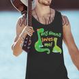 Kids My Nonna Loves Me Dinosaur Grandson Men Tank Top, gift for family, gift for coworker