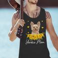 Sunflower Yorkie Mom Dog Lover Men Tank Top, gift for family, gift for coworker