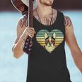 Vintage American Boston Terrier Lovers Valentine's Day Men Tank Top, American Boston Terrier Tank Tops, gift for family, gift for coworker