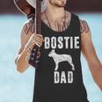 Vintage Boston Terrier Dad Dog Daddy Bostie Father Men Tank Top, Boston Terrier Dad Tank Tops, gift for family, gift for coworker