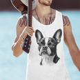 Boston Terrier Dog Motif Pet Illustration Boston Terrier For Men Women Kids Men Tank Top, gift for family, gift for coworker