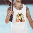 Boston Terrier Halloween Dog Lover Pumpkin Costume Men Tank Top, Boston Terrier Halloween Tank Tops, gift for family, gift for coworker