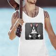 Boston Terrier Mug Shot Guilty Dog Men Tank Top, gift for family, gift for coworker
