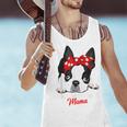 Boston Terrier Mum Dog Woman Idea Men Tank Top, gift for family, gift for coworker