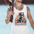 Boston Terrier Santa Claus Coffee Mug Merry Christmas Dogs Men Tank Top, Boston Terrier Christmas Tank Tops, gift for family, gift for coworker