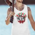 Boston Terrier Santa Claus Elf Reindeer Christmas Dog X-Mas Men Tank Top, Boston Terrier Christmas Tank Tops, gift for family, gift for coworker