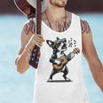 Dog Playing Guitar Singing Boston Terrier For Men Women Girls Kids Men Tank Top, gift for family, gift for coworker