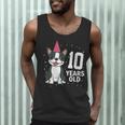 10 Years Old Birthday Boston Terrier Dog Lover 10th Party For Men Women Kids Men Tank Top, novelty gifts, funny gifts