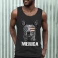 4th July Blue Heeler Dog Merica Patriotic USA Flag Cute Men Tank Top, novelty gifts, funny gifts