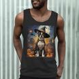 Aesthetic Halloween Boston Terrier Dog Witch Pumpkin For Men Women Kids Men Tank Top, novelty gifts, funny gifts