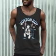 Boston Terrier Boy Cute Cartoon Dog Owner Pet Boston Terrier Men Tank Top, novelty gifts, funny gifts