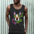Boston Terrier In Day Of The Dead Sugar Skull Dog Men Tank Top, novelty gifts, funny gifts