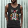 Boston Terrier Dia De Los Muertos Day Of The Dead Dog Skull For Men Women Kids Men Tank Top, novelty gifts, funny gifts