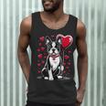 Boston Terrier Dog Valentine's Day Dog Owner Valentine Men Tank Top, novelty gifts, funny gifts