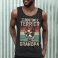 Boston Terrier Grandpa Dog Lover Father's Day Men Tank Top, novelty gifts, funny gifts