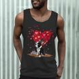 Boston Terrier Lover Heart Shape Boston Terrier Valentine Men Tank Top, novelty gifts, funny gifts