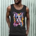 Boston Terrier Lover Pop Art Color Boston Terrier Dog For Men Women Girls Kids Men Tank Top, novelty gifts, funny gifts
