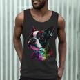 Boston Terrier Lovers Colorful Pop Art Boston Terrier Men Tank Top, novelty gifts, funny gifts