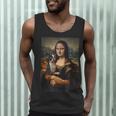 Boston Terrier Mona Lisa Painting Art Dog Mom Dad For Men Women Kids Men Tank Top, novelty gifts, funny gifts