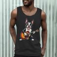Boston Terrier Playing Guitar Boston Terrier Men Tank Top, novelty gifts, funny gifts
