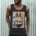 Boston Terrier Ramen Noodles Japanese Art Retro Ocean Waves Men Tank Top, novelty gifts, funny gifts