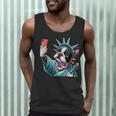 Boston Terrier Selfie Statue Of Liberty 4th Of July American Men Tank Top, novelty gifts, funny gifts