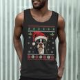Boston Terrier Ugly Christmas Sweater Xmas For Adults Kids Men Tank Top, novelty gifts, funny gifts