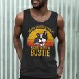 Boston Terrier Never Underestimate a Girl With a Bostie Men Tank Top, novelty gifts, funny gifts