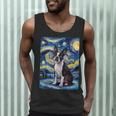 Boston Terrier Van Gogh Starry Night Men Tank Top, novelty gifts, funny gifts