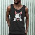 Bull Terrier Pocket Bull Terrier Peeking Out Pocket Men Tank Top, novelty gifts, funny gifts