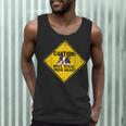 Caution Sign Boston Terrier Dog Bostie Puppy Men Tank Top, novelty gifts, funny gifts