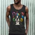 Celebration Event Birthday Party Boston Terrier Men Tank Top, novelty gifts, funny gifts