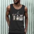 Cute Halloween Boston Terrier Dogs Witch Hat Ghost Dog For Men Women Kids Men Tank Top, novelty gifts, funny gifts