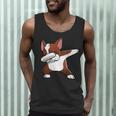 Dabbing Red Boston Terrier Dab Dance Dog Men Women Kids Men Tank Top, novelty gifts, funny gifts