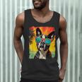 Dog Boston Terrier Hawaiian Men Tank Top, novelty gifts, funny gifts